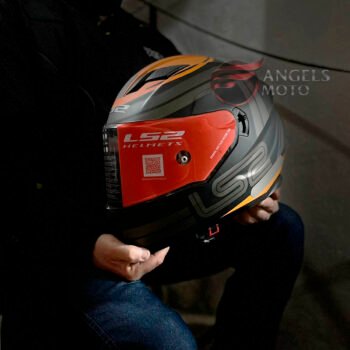 Capacete LS2 FF320 Stream Orbital Matt/Blk/Grey/Orange