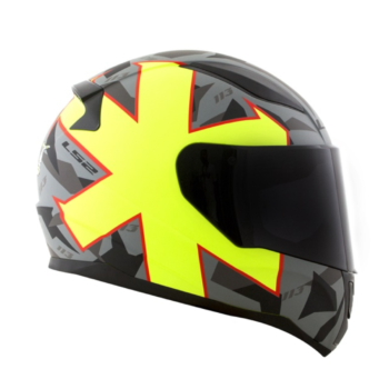 Capacete LS2 FF353 Rapid Paschoalin Matt Grey Yellow