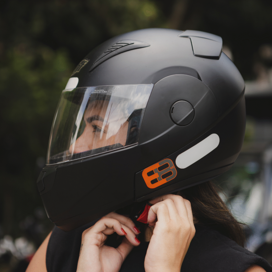 Capacete EBF New E8 Solid Preto Fosco