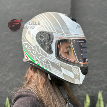 Capacete Axxis Eagle Italy White