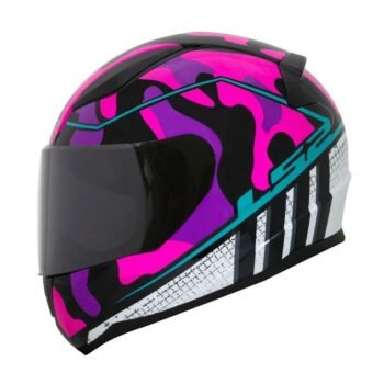 Capacete LS2 FF353 Rapid Bravado Pink Camo