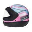 Capacete Taurus San Marino Oceano Rosa/Azul