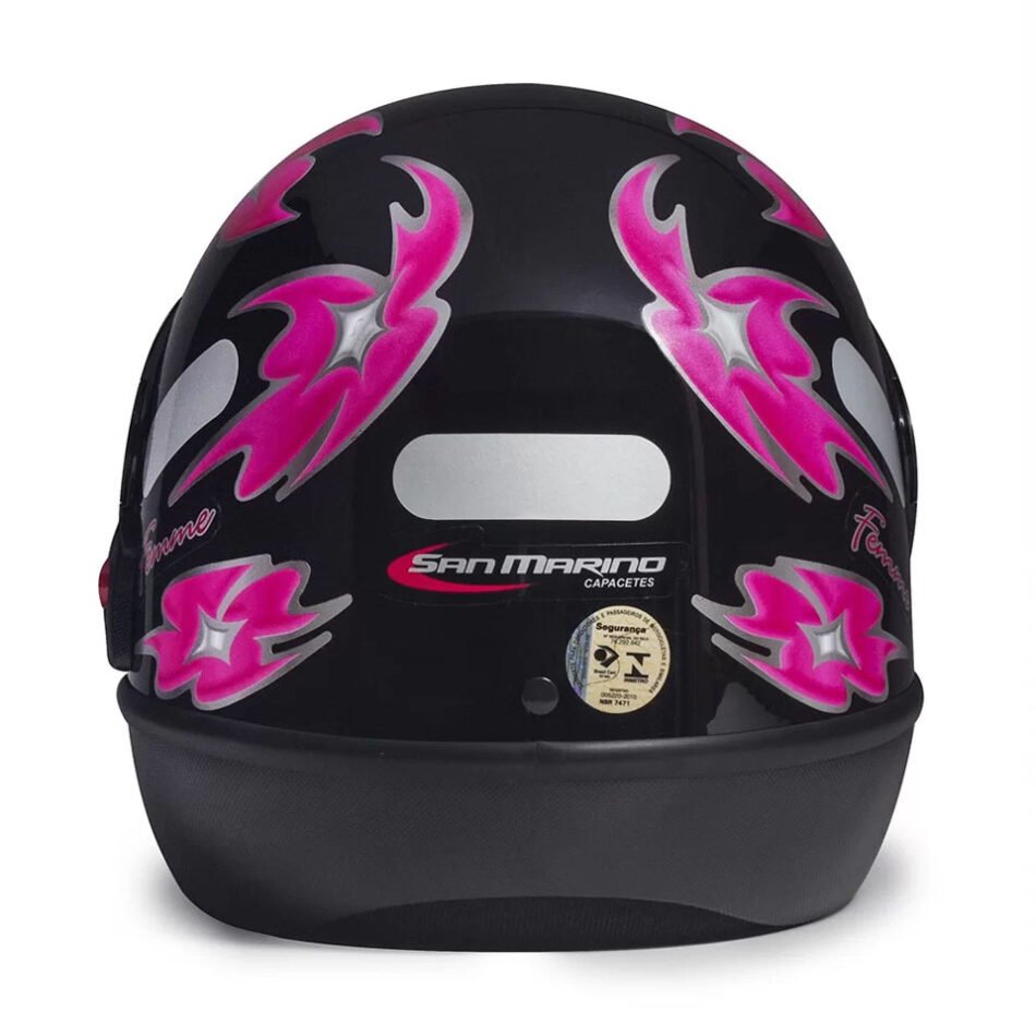 Capacete Taurus San Marino Preto Femme