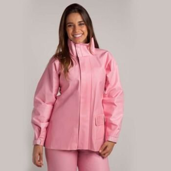 Conjunto Chuva Alba PVC Europa Rosa Feminina