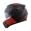 Capacete Norisk FF345 Route Stroke Matt Blk Grey Red