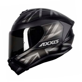 Capacete Axxis Draken UK Matt Black/Grey