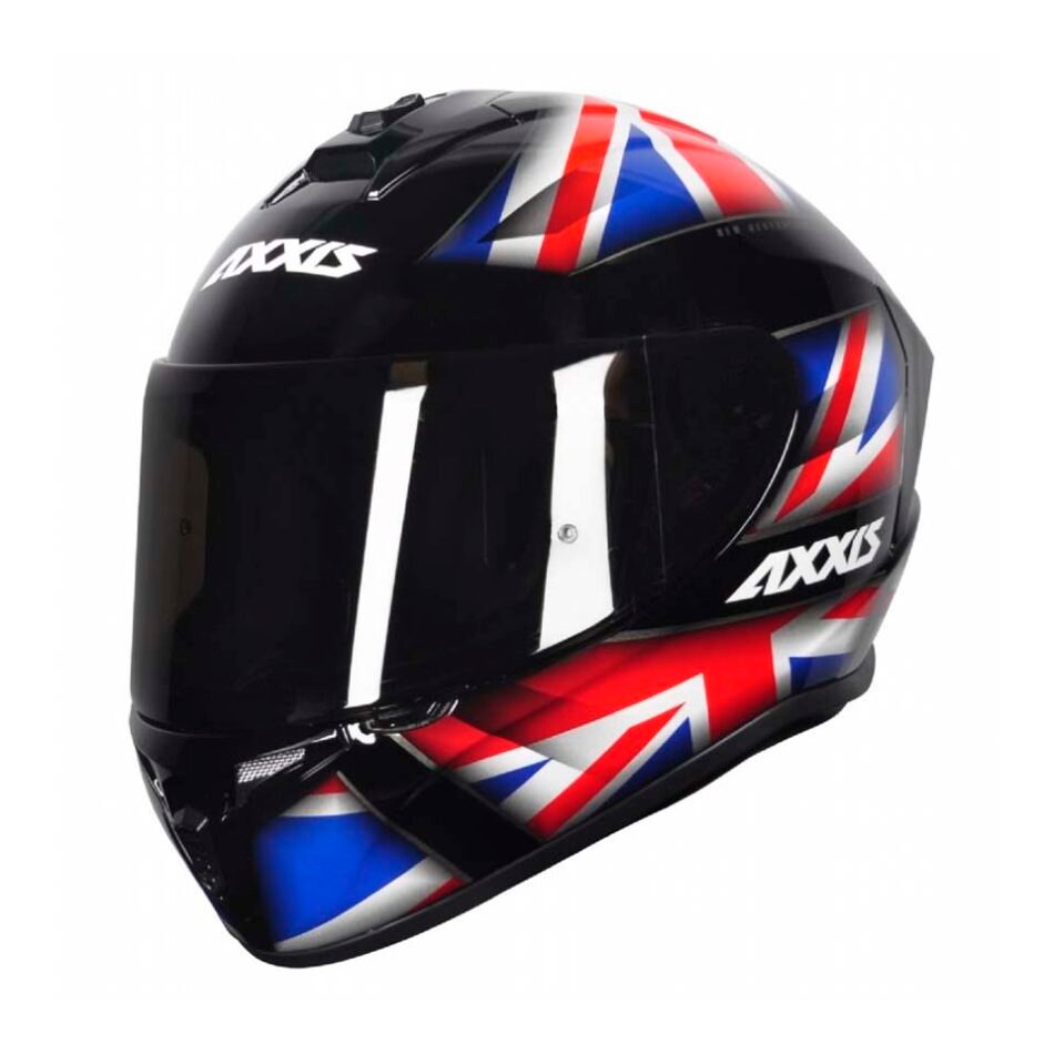 Capacete Axxis Draken UK Gloss Black/Red/Blue