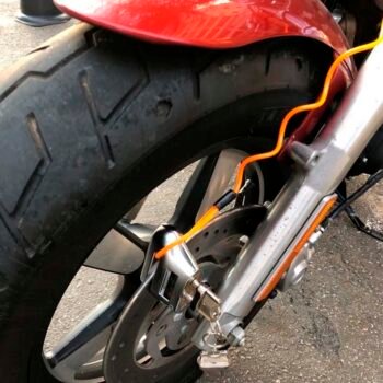 Lembrete de Cadeado Disco Laranja