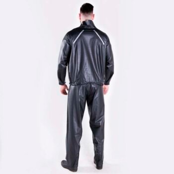 Conjunto Chuva Piraval Plus PVC Preta Masculina