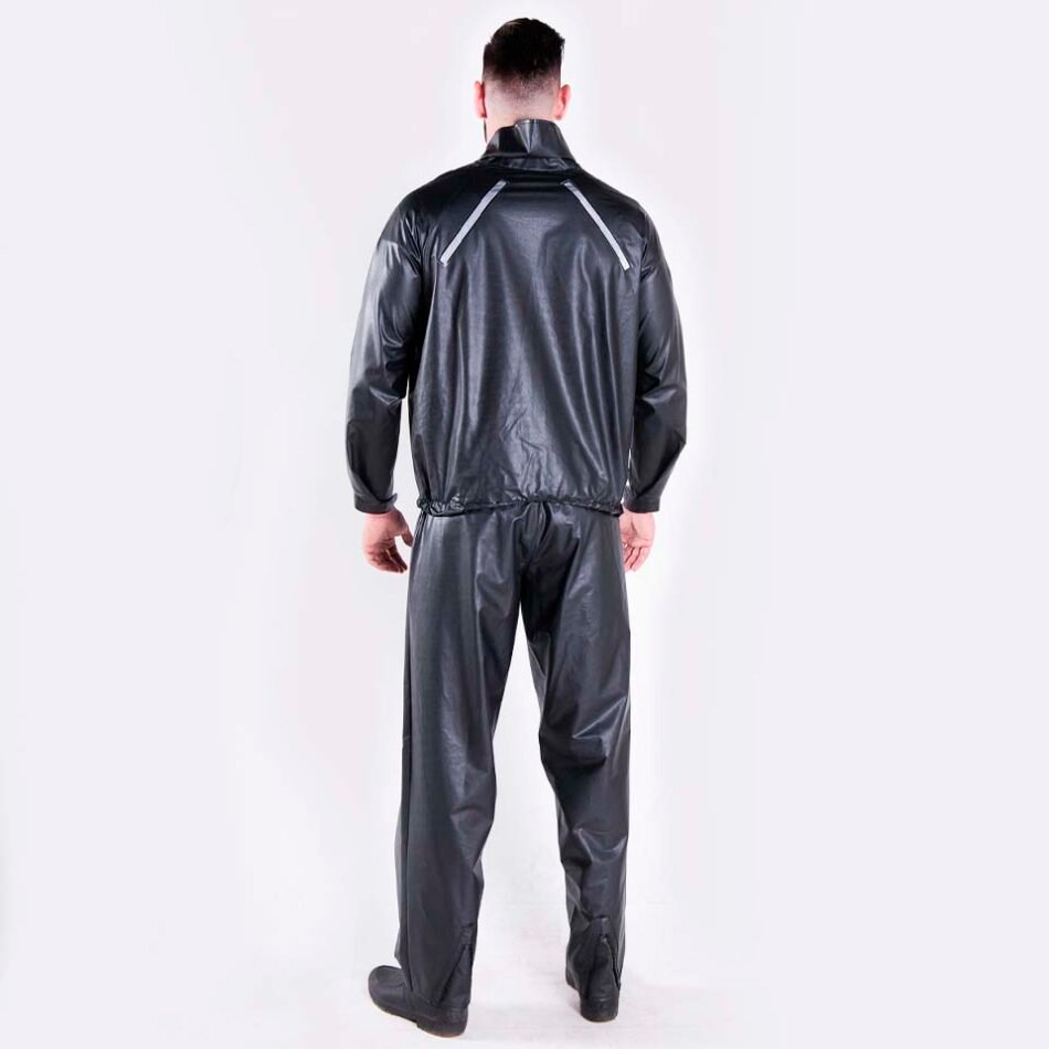 Conjunto Chuva Piraval Plus PVC Preta Masculina