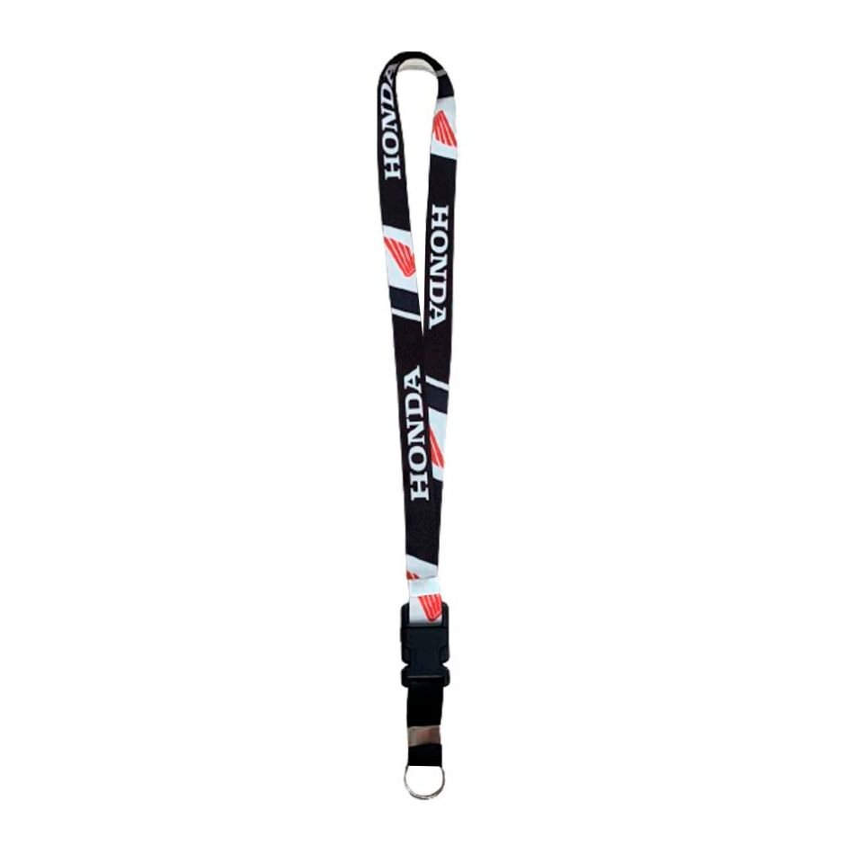 Chaveiro Cordão Motociclista Honda Preto