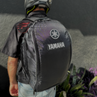 Mochila Nylon Yamaha Bolso Duplo