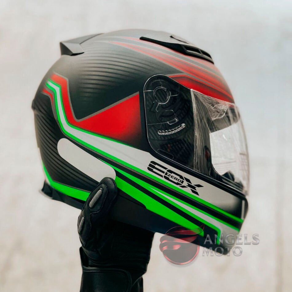 Capacete EBF E0X Frost Preto Fosco Verde