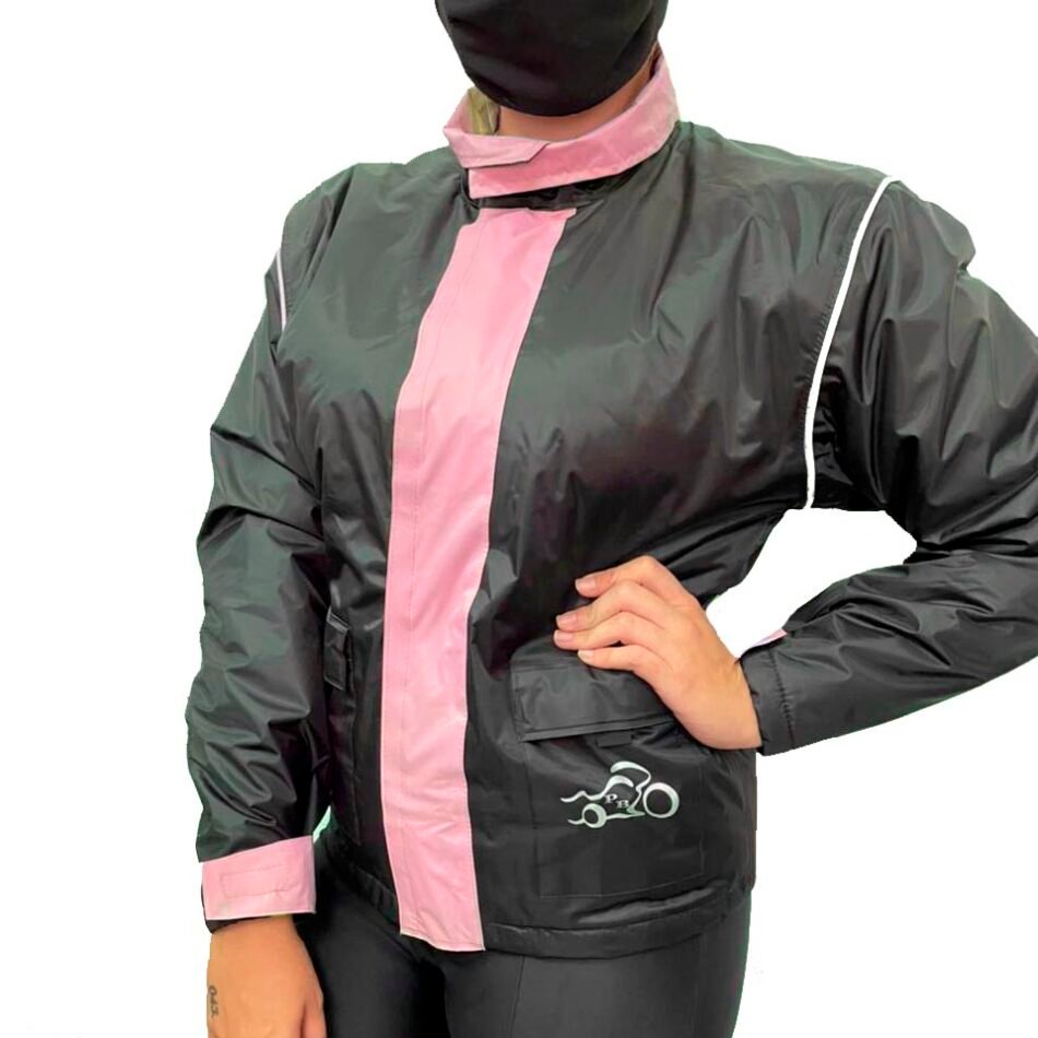 Conjunto Chuva Passo Bom Manta Rosa