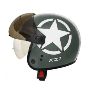 Capacete Peels F21 Us Army Verde Militar Branco