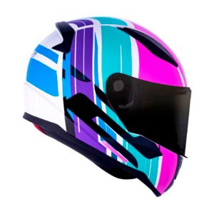 Capacete LS2 FF353 Rapid Flag Neon Fucsia