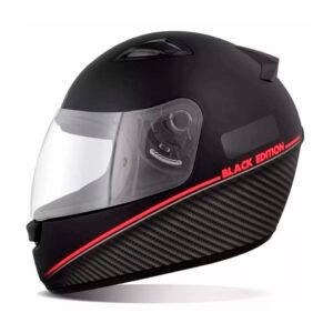 Capacete EBF Spark Black Edition Vermelho