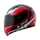 Capacete LS2 FF353 Rapid Infinity Black Red White