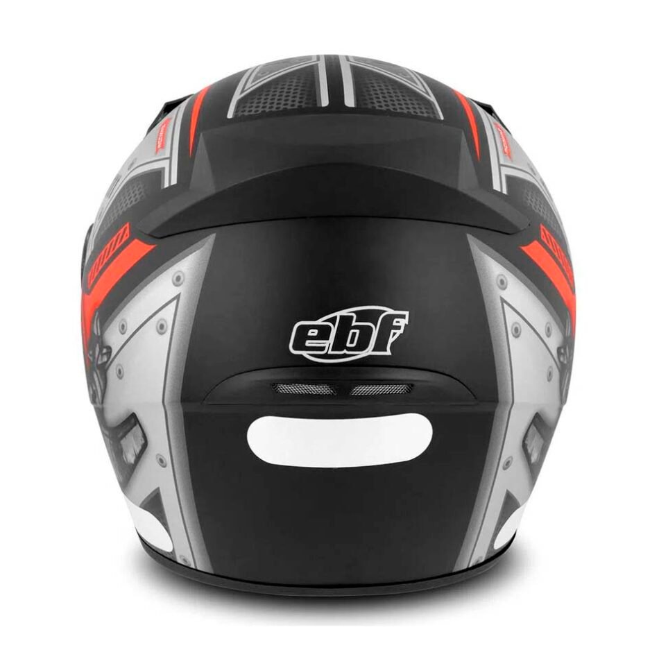 Capacete EBF Spark Air Preto Fosco Vermelho