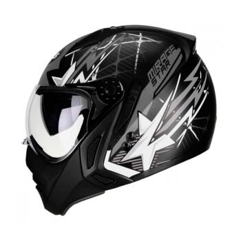 Capacete Peels Mirage Star Preto Fosco Grafite