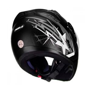 Capacete Peels Mirage Star Preto Fosco Grafite
