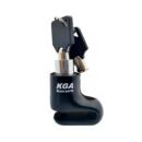 Cadeado Disco Pequeno KGA Preto