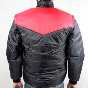 Jaqueta California Racing Tradicional Masculina Preta Vermelho