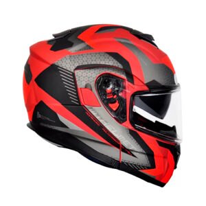 Capacete Mt Sv Atom Hibrid Matt Red