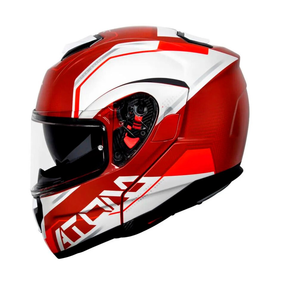 Capacete Mt Sv Atom Quark Red