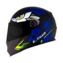Capacete LS2 FF358 Tribal Matte Black Blue