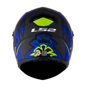 Capacete LS2 FF358 Tribal Matte Black Blue