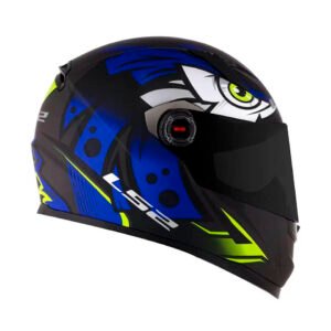 Capacete LS2 FF358 Tribal Matte Black Blue