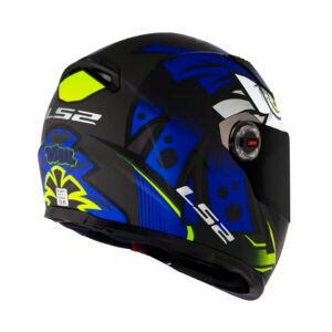 Capacete LS2 FF358 Tribal Matte Black Blue