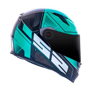 Capacete LS2 FF358 Ultra Black Green