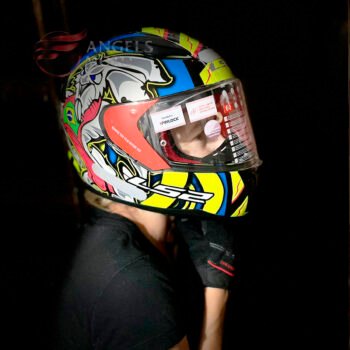 Capacete LS2 FF353 Rapid Alex Barros Blue