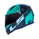 Capacete LS2 FF358 Ultra Black Green