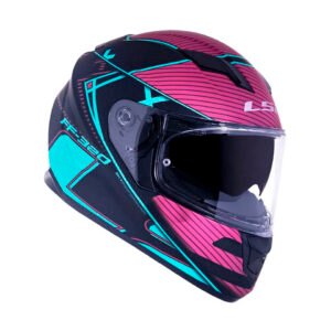 Capacete LS2 FF320 Stream Level Matte Turquoise