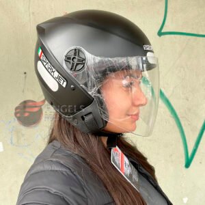 Capacete EBF Spark Jet Solid Preto Fosco