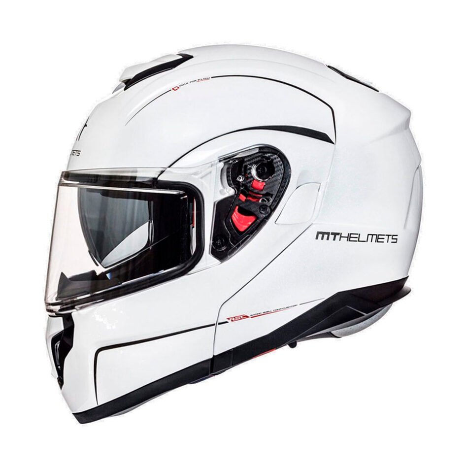 Capacete Mt Sv Atom Solid White