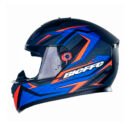 Capacete Bieffe B12 Thunder Preto Chumbo Fosco Azul
