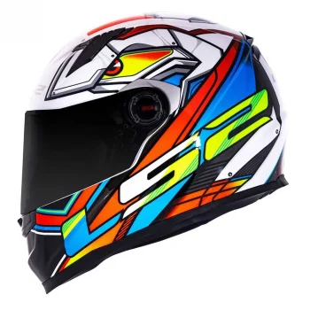 Capacete LS2 FF58 Xdron Neon Orange