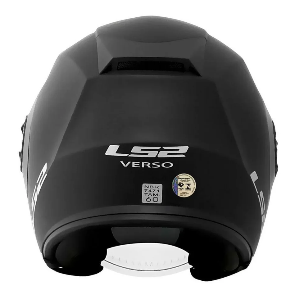 Capacete LS2 Verso OF570 Monocolor Matte Black