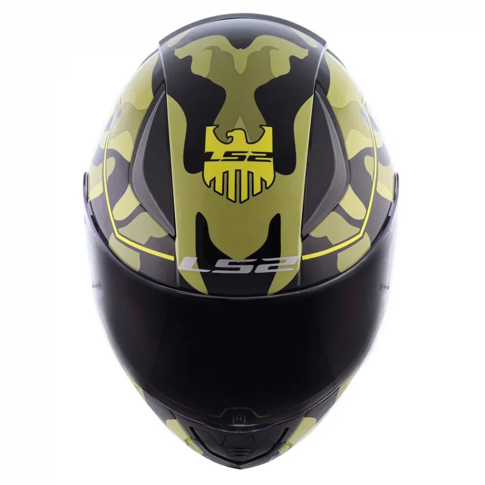 Capacete LS2 FF353 Rapid Bravado Black Camo Hv Yellow