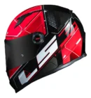 Capacete LS2 FF358 Ultra Black Red