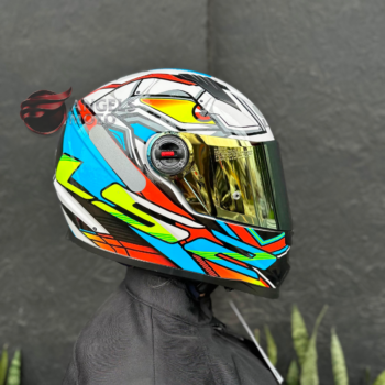 Capacete LS2 FF358 Xdron Neon Orange