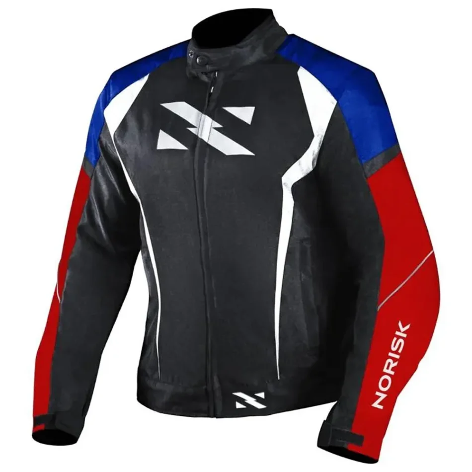 Jaqueta Norisk Nr 01 Black Blue Red White Masculina