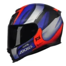 Capacete Axxis Eagle Tecno Matt Black Red Blue