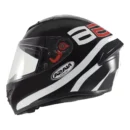 Capacete Nasa NS701 Spirit Preto Branco