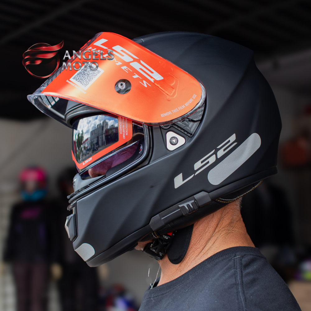 Capacete LS2 FF397 Vector Matte Black Capacete LS2 FF397 Vector Matte Black