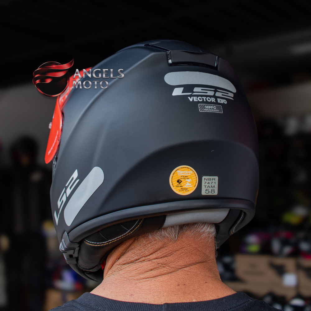 Capacete LS2 FF397 Vector Matte Black Capacete LS2 FF397 Vector Matte Black